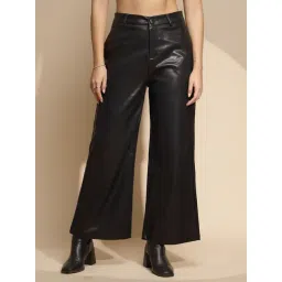 Global Republic Black Regular Fit Mid Rise Trousers-picture-25