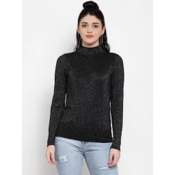 Global Republic Black Shimmer Sweater image 1