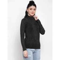 Global Republic Black Shimmer Sweater image 3