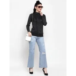 Global Republic Black Shimmer Sweater image 5