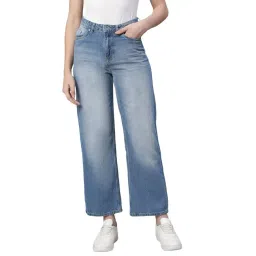 Global Republic Blue Regular Fit Mid Rise Stretchable Jeans-picture-11