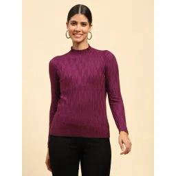 Global Republic Blue Solid Pullover-picture-15