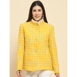 Global Republic Checked Single-Breasted Overcoat-picture-29