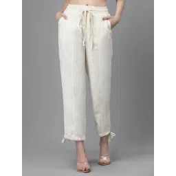 Global Republic Cream Regular Fit Mid Rise Pants-picture-23