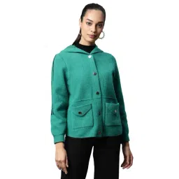 Global Republic Green Regular Fit Jacket-picture-31
