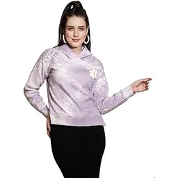 global republic Hosiery Regular Fit Hood Full Sleeves Sweatshirt for Women-picture-37