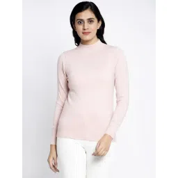 Global Republic Light Pink Slim Fit Sweater-picture-38