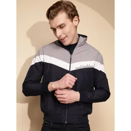 Global Republic Men Colourblocked Lightweight Outdoor Bomber Jacket-picture-39