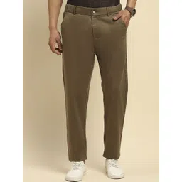 Global Republic Men Smart Slim Fit Trousers-picture-41
