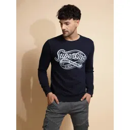 Global Republic Navy Regular Fit Printed Sweatshirt-picture-14