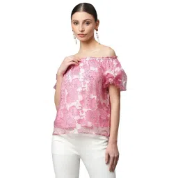 Global Republic Pink Floral Print Top-picture-26