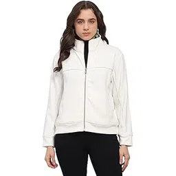 global republic Polyester Self Design Stand Collar Sweatshirt for Women (VW2513)-picture-36