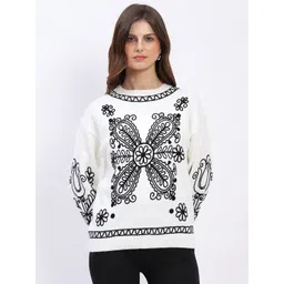 Global Republic Women Embroidered Pullover Sweaters-picture-16