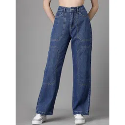 Global Republic Women Straight Fit High-Rise Light Fade Stretchable Jeans-picture-20