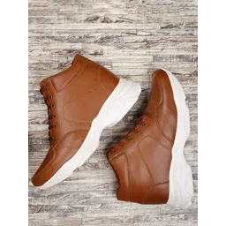 GLOBAL RICH Men Lightweight Patent Leather Sneakers-picture-15