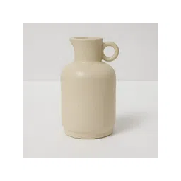 GLOBALLY INDIAN Halo Neck Cream-Coloured Minimalist Vase image 3