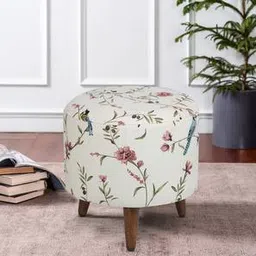 globally indian Oliver Solid Wood Ottoman-picture-13