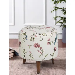 GLOBALLY INDIAN Printed Round Shaped Puff Ottoman-picture-10