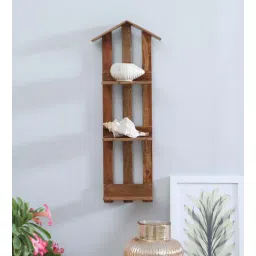 Mango Wood Wall Shelf By Globally Indian-picture-13