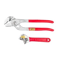 Globus 347 10 inch Water Pump Plier &a; 6 inch Chrome Finish Adjustable Steel Wrench with Soft PVC Grip Combo, GL-WPP10-AWCD6-picture-36