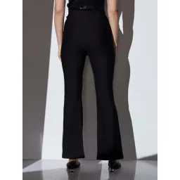 Globus Black Flared Fit Trousers image 2