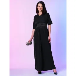 Globus Black Maxi Jumpsuit-picture-21