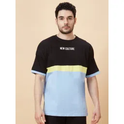 Globus Black Relaxed Fit Cotton Sports T-Shirt-picture-23