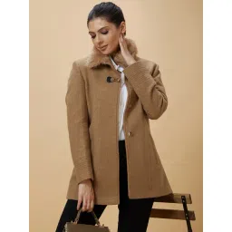 Globus Brown Regular Fit Coat-picture-28
