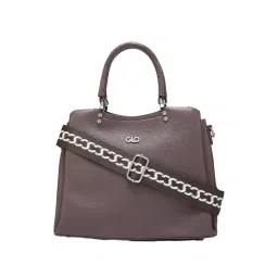 Globus Dark Grey Textured Medium Handbag-picture-11