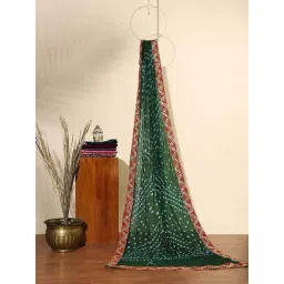 Globus Green Printed Dupatta-picture-26
