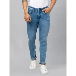 Globus Light Blue Slim Fit Stretchable Jeans-picture-14
