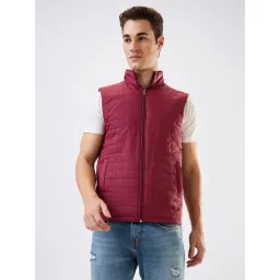 Globus Maroon Polyester Regular Fit Casual Jacket-picture-35