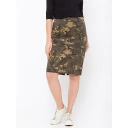Globus Olive Camo Skirt-image-2