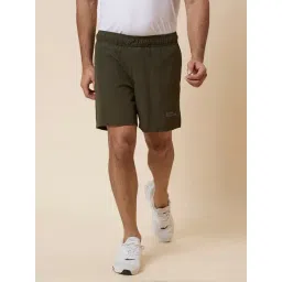 Globus Olive Regular Fit Cotton Sports Shorts-picture-41