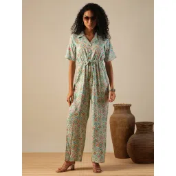 Globus Pink Geometric Basic Jumpsuit-image-34