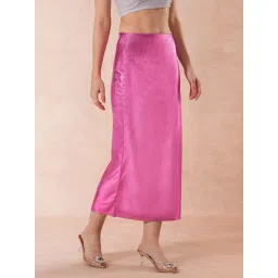 Globus Pink Midi Skirt-image-45