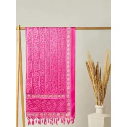 Globus Pink Printed Dupatta-picture-18