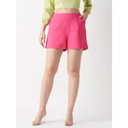 Globus Pink Regular Fit Shorts-picture-24