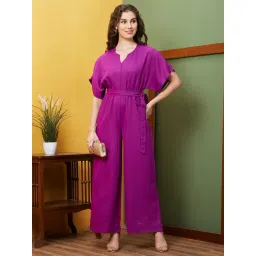 Globus Purple Full Length Jumpsuit-picture-30