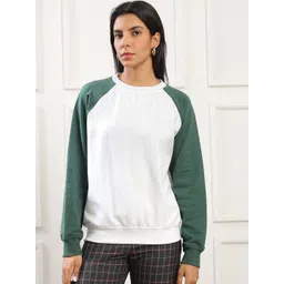 Globus Women Colourblocked Round Neck Sweatshirt-picture-30