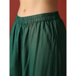 Globus Women Floral Printed Kurta with Palazzos image 5