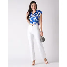 Globus Women Straight Fit Mid-Rise Regular Trousers-picture-10