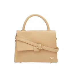 Globus Yellow Textured Medium Handbag-picture-27