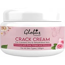 Globus Naturals Crack Cream for Dry Cracked Heels & Feet, Enriched with Aloevera, Grapes, Rose, Almonds, Lavender, 100g-picture-11