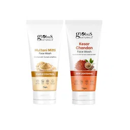 Globus naturals 2-Pcs Kesar Chandan & Multani Mitti Face Wash - 75g Each-picture-30