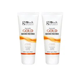 Globus naturals Ayurvedhic Set Of 2 Gold Radiance Anti Ageing & Brightening Face Wash 100 gm Each-picture-41