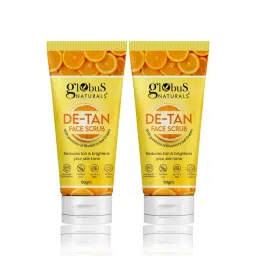 Globus Naturals De-Tan Face Scrub - 50 gm (Pack Of 2)-picture-31