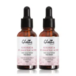 globus naturals Globus Remedies Glycolic & 1% Salicylic Acid Anti Acne Herbal Face Serum - Pack of 2-picture-21