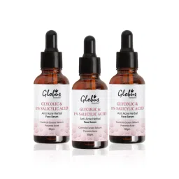 globus naturals Globus Remedies Glycolic & 1% Salicylic Acid Anti Acne Herbal Face Serum - Pack of 3-picture-23