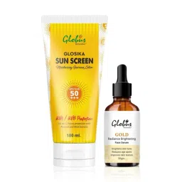 globus naturals Globus Remedies Sunscreen Fairness Lotion SPF 50+++ & Gold Face Serum Combo-picture-39